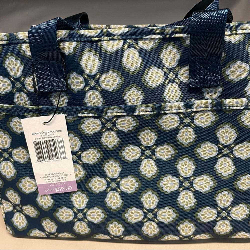 Vera Bradley Everything Organizer Tote for Travel, Crafts, Stroller, Car NEW - Picture 2 of 7